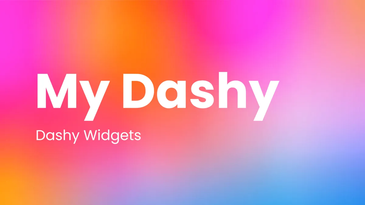 Dashy Widget