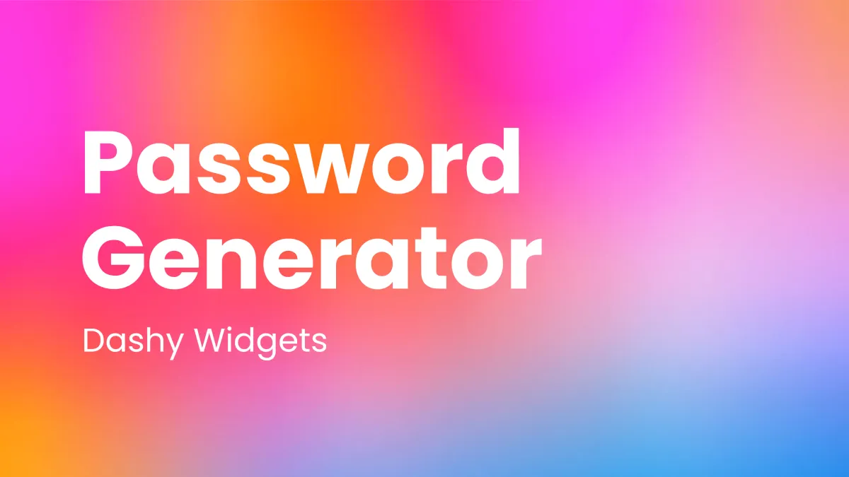 Password Generator