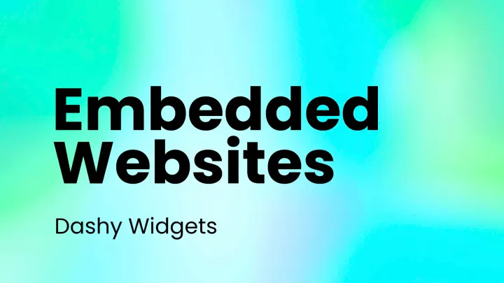 Embedded Websites
